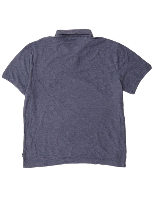 Polo da uomo PENGUIN 2XL in cotone blu