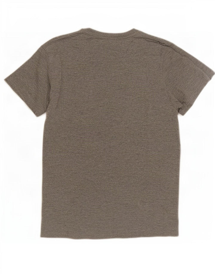 T-shirt grafica da uomo Jack & Jones Top in cotone grigio medio