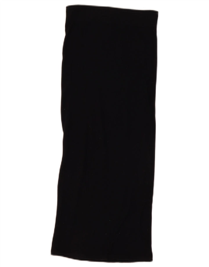 Gonna lunga Zara da donna piccola W26 in nylon nero