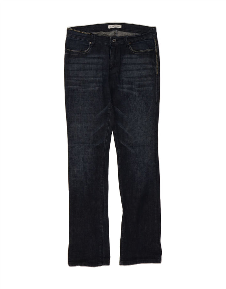 JOOP Womens Bootcut Jeans W29 L34 Navy Blue Cotton Vintage Joop and Second-Hand Joop from Messina Hembry 