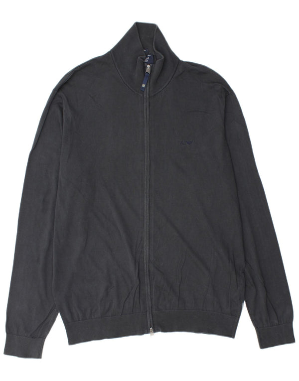 Maglione cardigan da uomo Armani Jeans 2XL cotone blu navy
