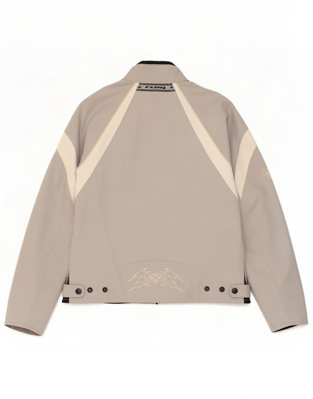 Giacca da corsa grafica da donna Ixon US 4 Small Grey Colourblock in poliestere
