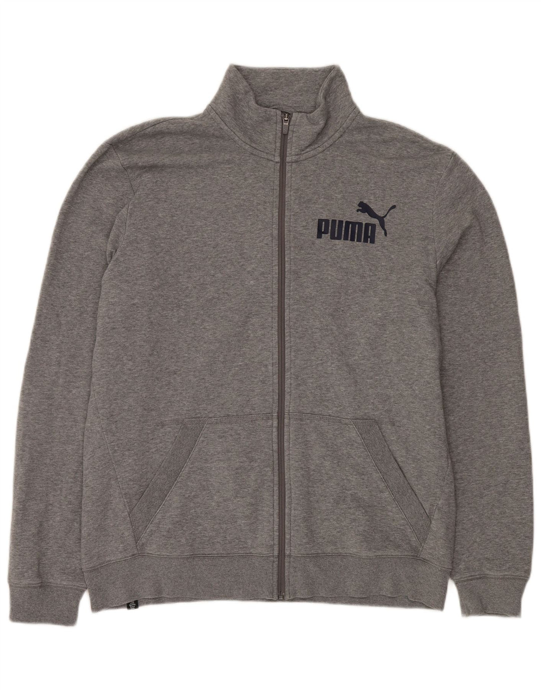 Giacca da ginnastica grafica da uomo Puma XL in cotone grigio