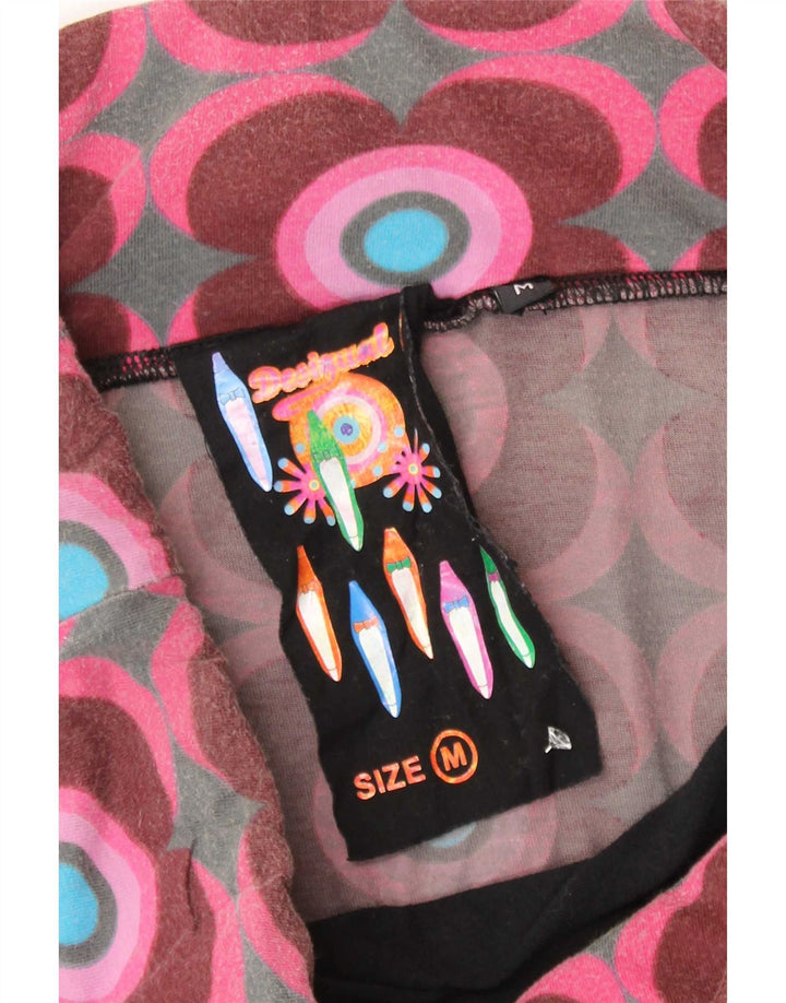 Desigual Gonna a trapezio grafica da donna media W30 cotone geometrico nero