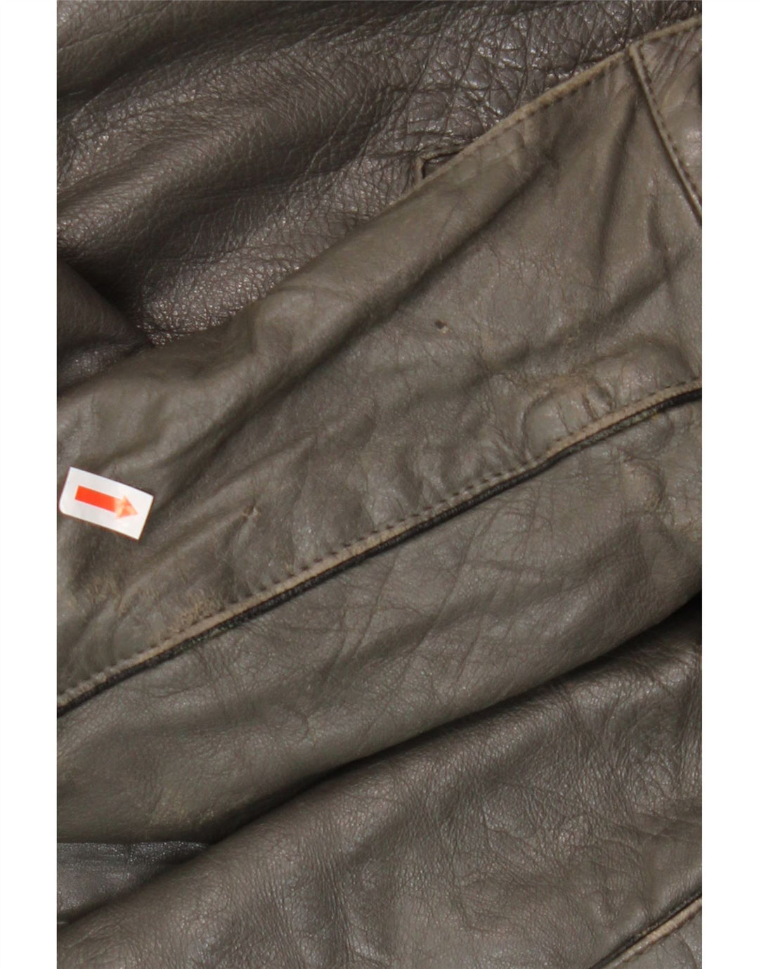 Giacca in pelle da uomo VINTAGE IT 50 Large in pelle marrone