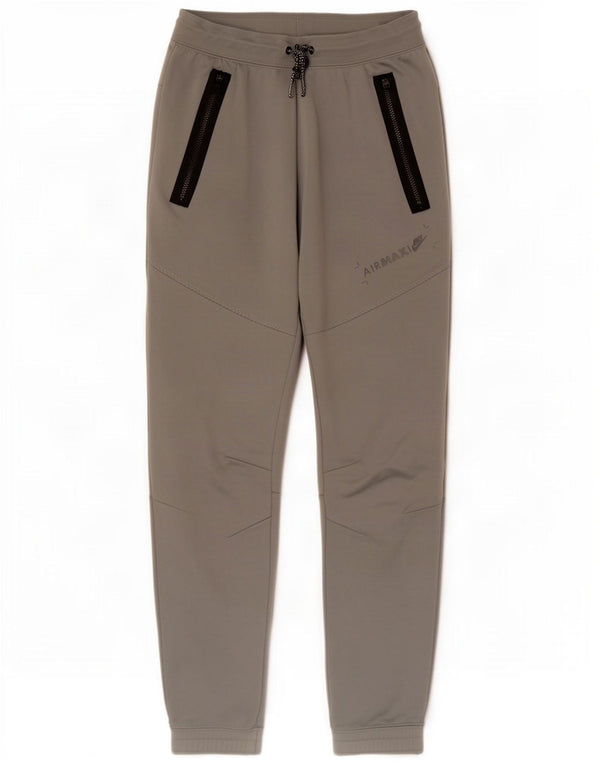 Pantaloni da tuta da uomo Nike Joggers Poliestere color block grigio medio