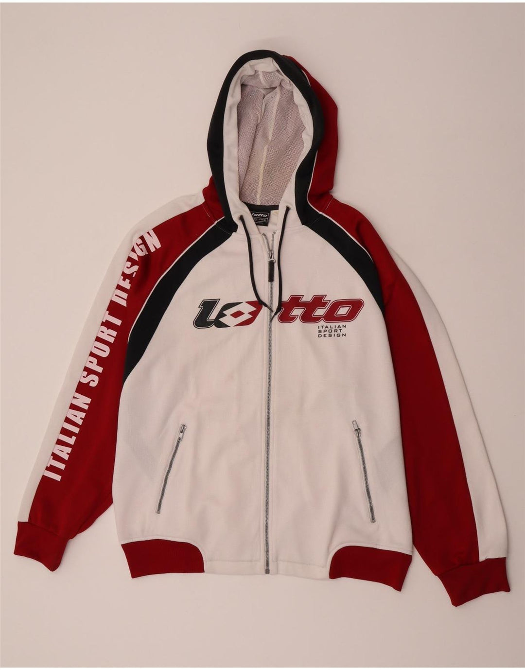 Tuta intera da uomo con grafica Lotto 2XL Poliestere color block bianco