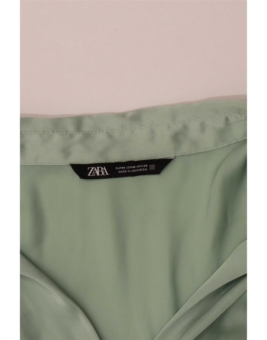 Camicetta da donna Zara UK 14 verde medio