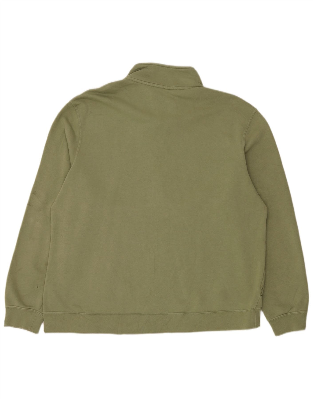 Felpa Nike Uomo con zip e collo maglione XL verde cotone