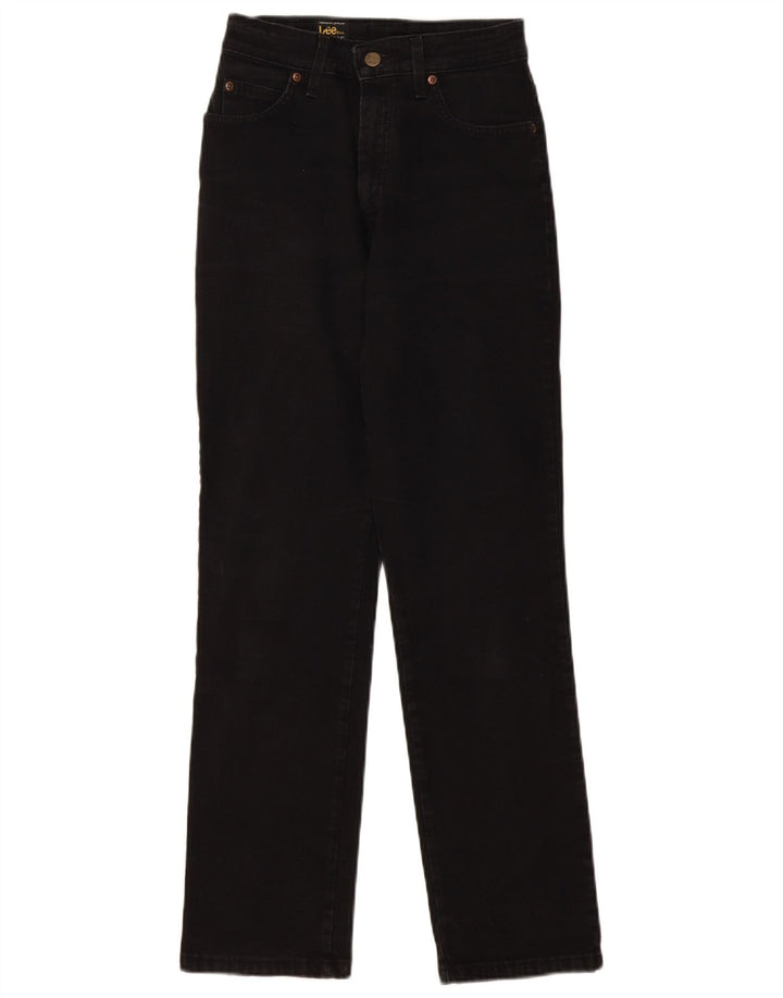 LEE Womens Straight Jeans W26 L29  Black