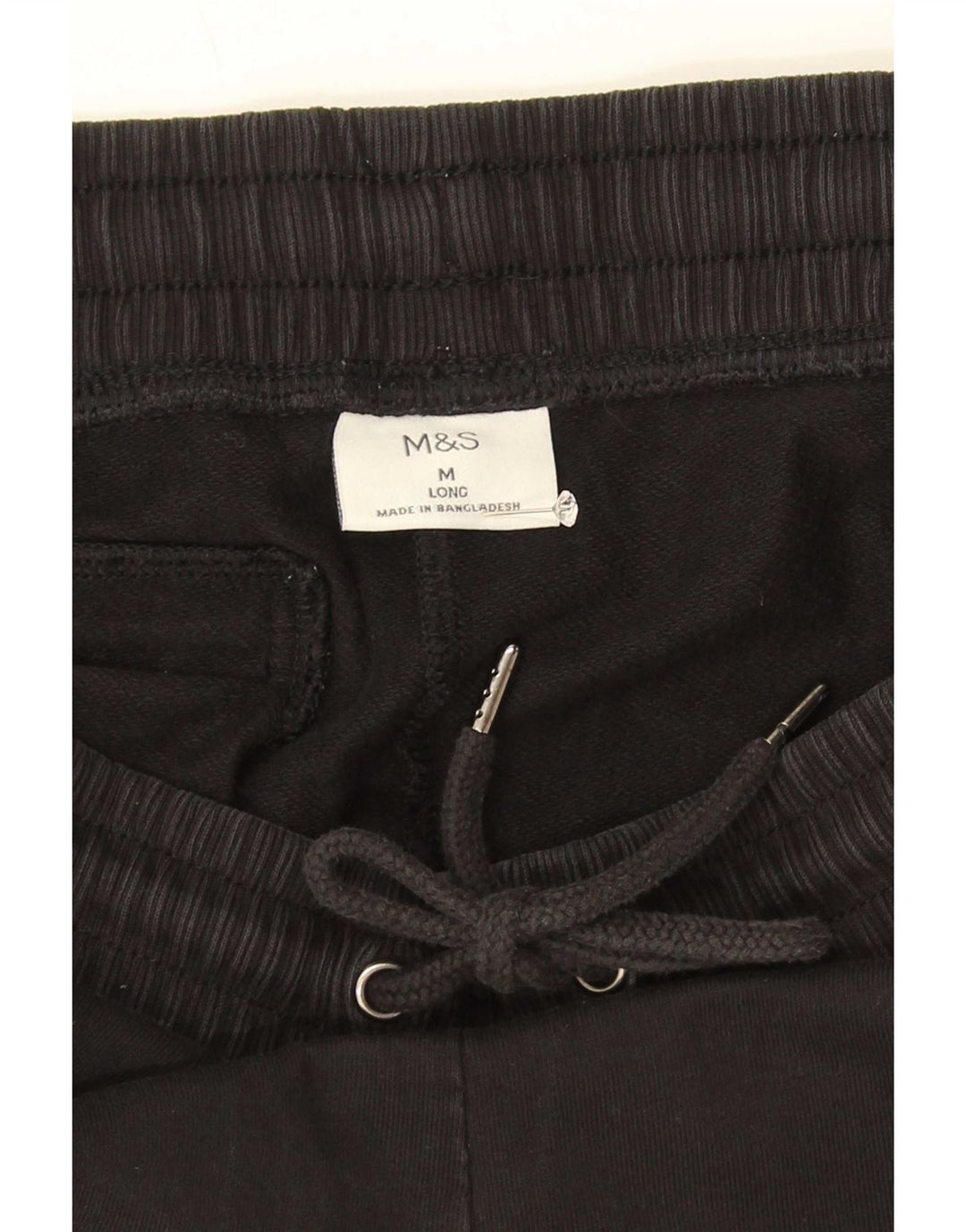 Pantaloni da tuta da uomo Marks & Spencer medio cotone nero