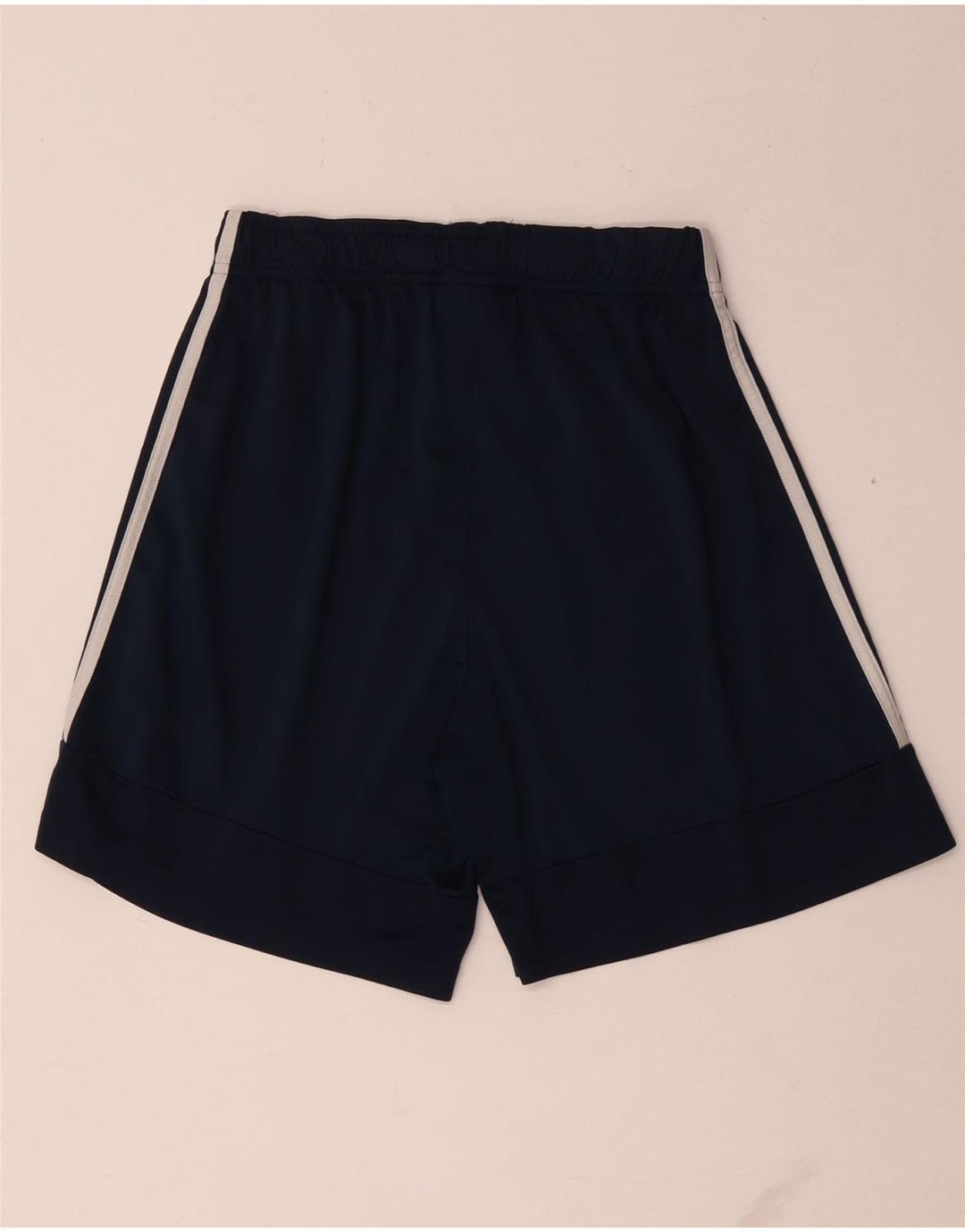 Pantaloncini sportivi da uomo Adidas medi in poliestere blu navy