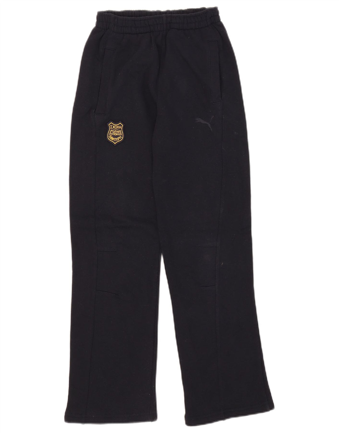 Pantaloni della tuta da ragazzo Puma 9-10 anni in cotone blu navy