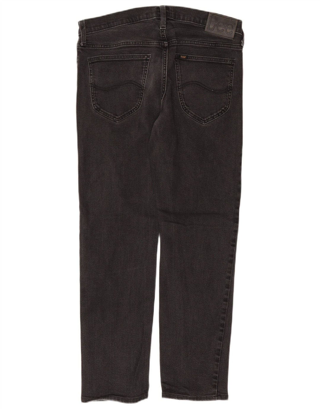 Jeans dritti da uomo Lee Daren Zip Fly W34 L32 cotone nero