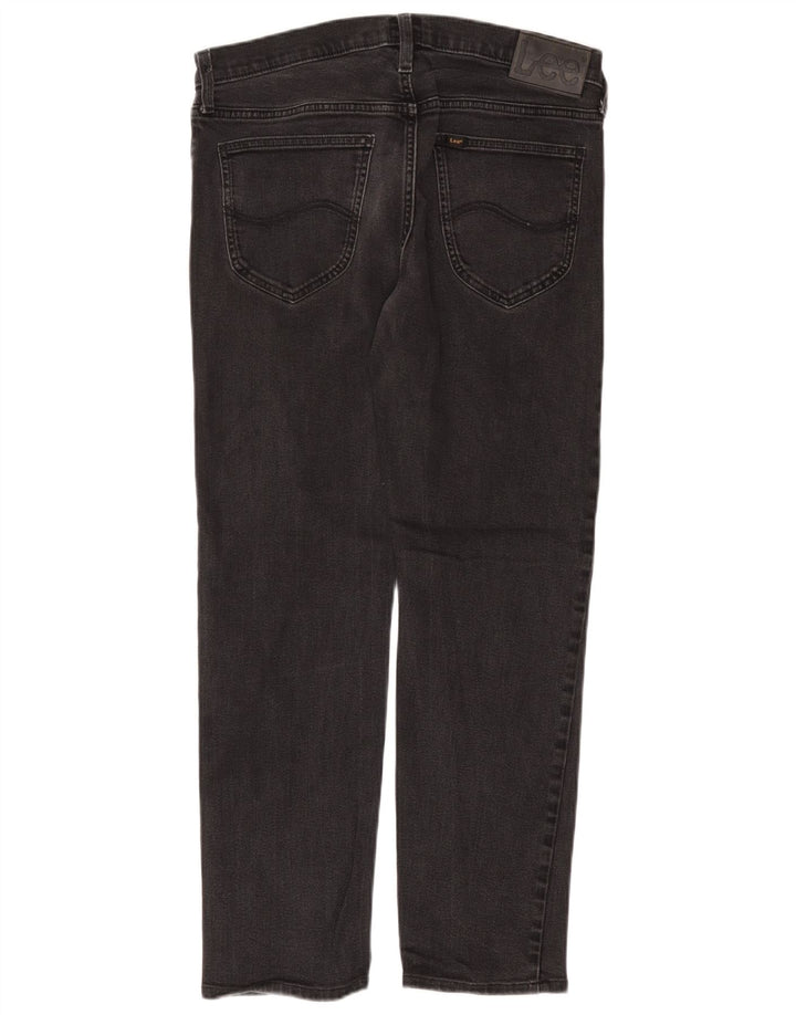 Jeans dritti da uomo Lee Daren Zip Fly W34 L32 cotone nero
