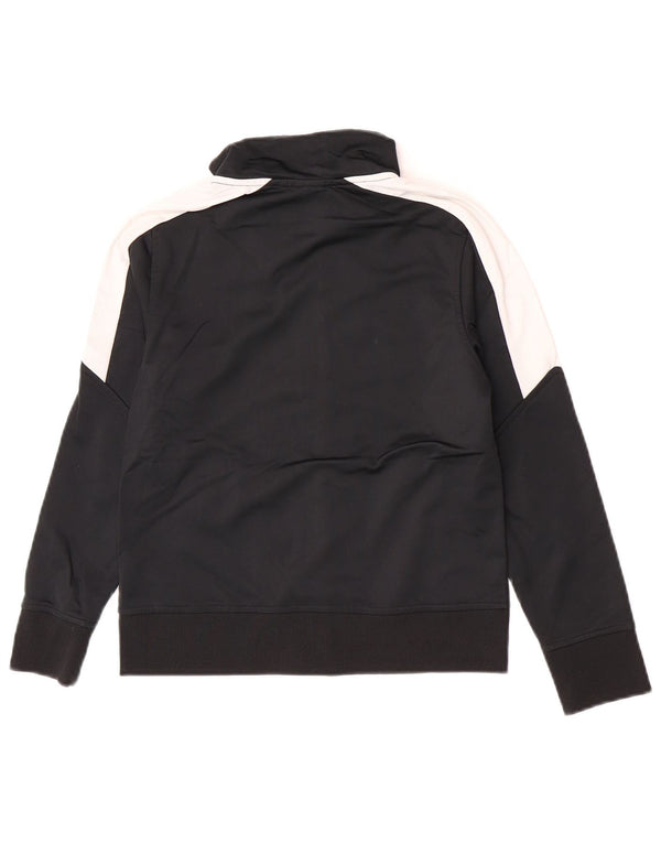 Giacca da tuta da ragazzo Puma, 7-8 anni, piccola, in poliestere color block nero