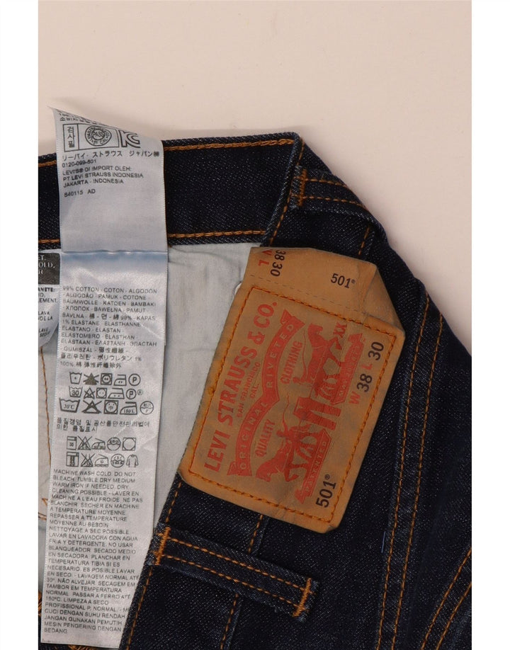 Levi's Uomo 501 Jeans dritti W38 L26 Cotone blu navy
