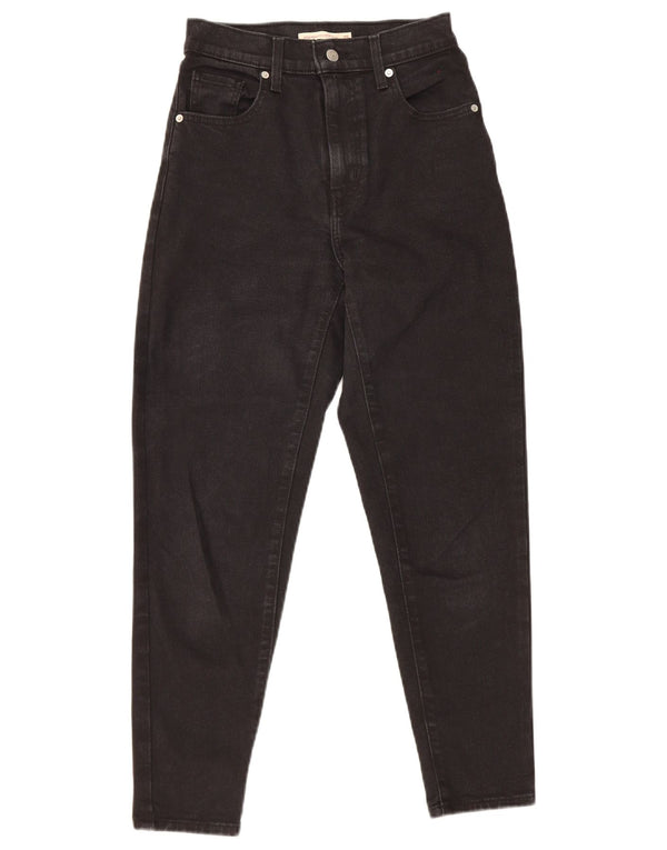 Jeans Levi's da donna a vita alta Mom W25 L27 cotone nero