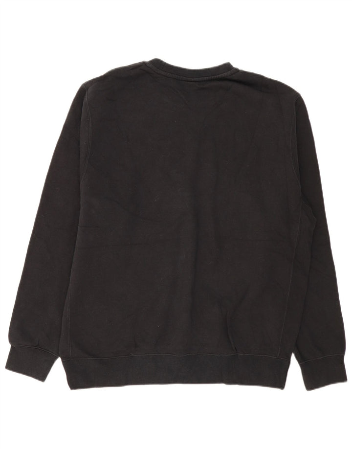 Felpa da uomo Nike Maglione grande in cotone nero