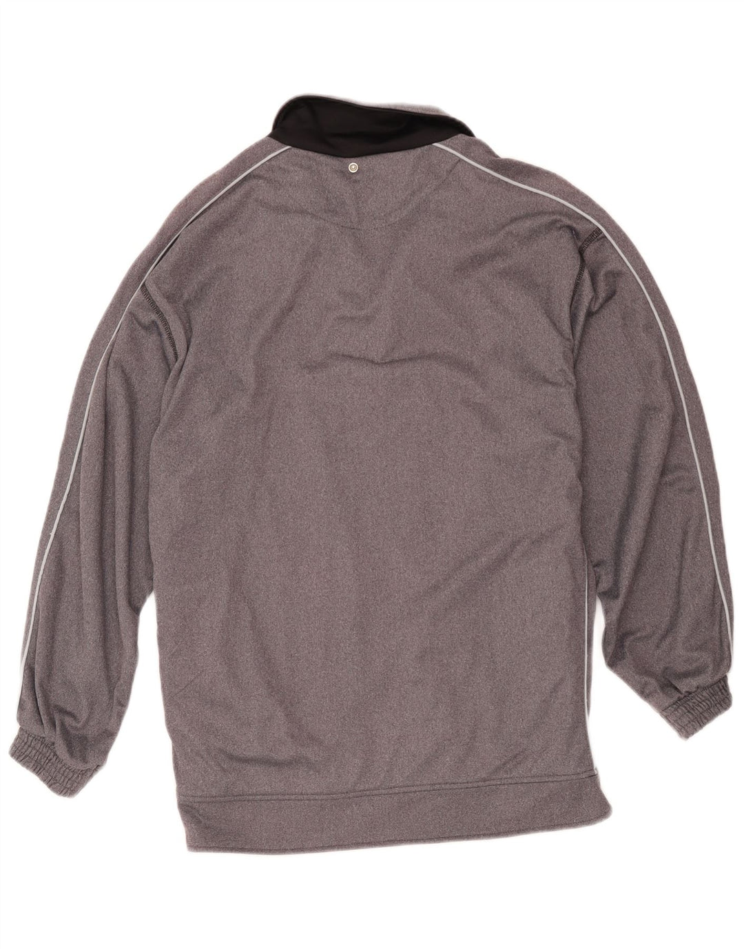 Giacca da ginnastica grafica da uomo Lotto Top in poliestere color block grigio medio