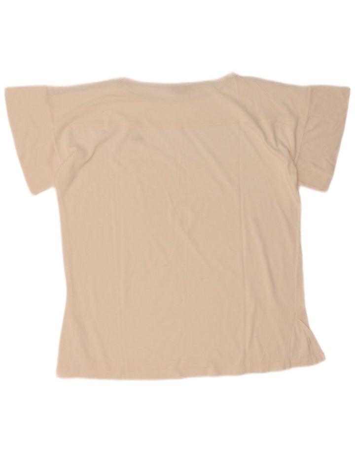 T-shirt da donna Lacoste taglia 44 grande in cotone bianco