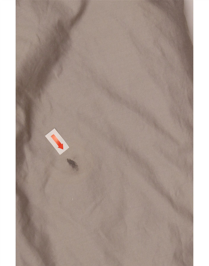 Giacca imbottita con cappuccio da uomo Skila EU 50 grande cotone grigio