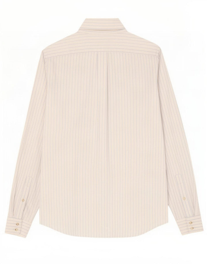 Camicia Benetton Uomo A Righe Medie Bianche