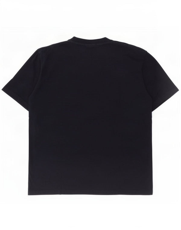 T-shirt grafica da uomo Champion Top XL in cotone blu navy