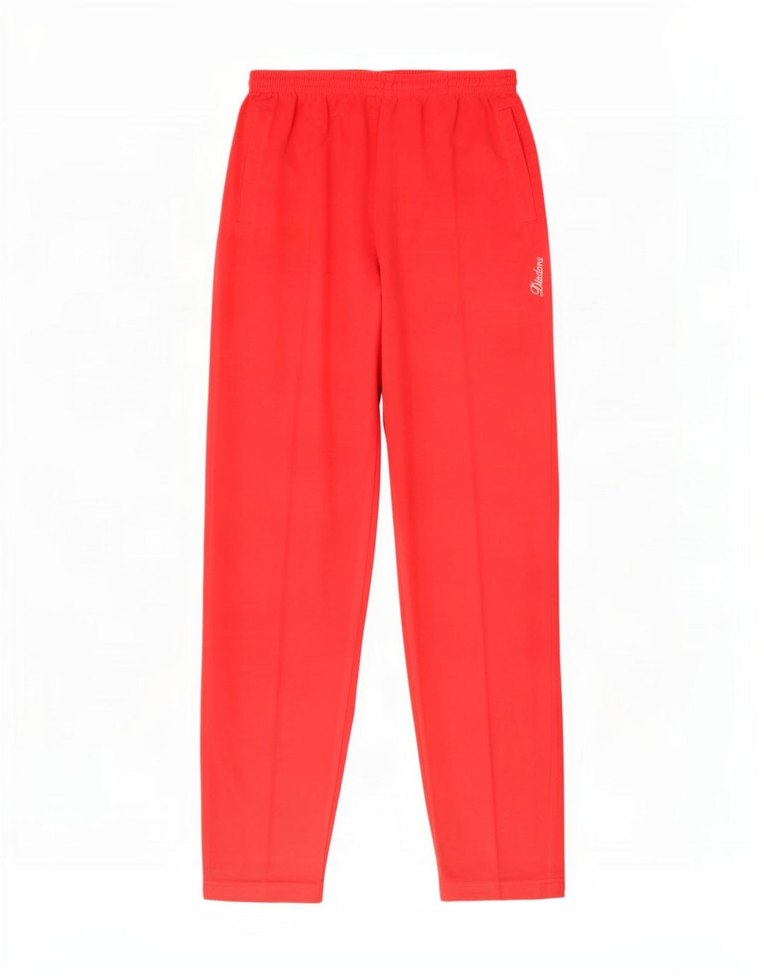 Pantaloni da tuta dritti da uomo Diadora XL Rosso Poliestere