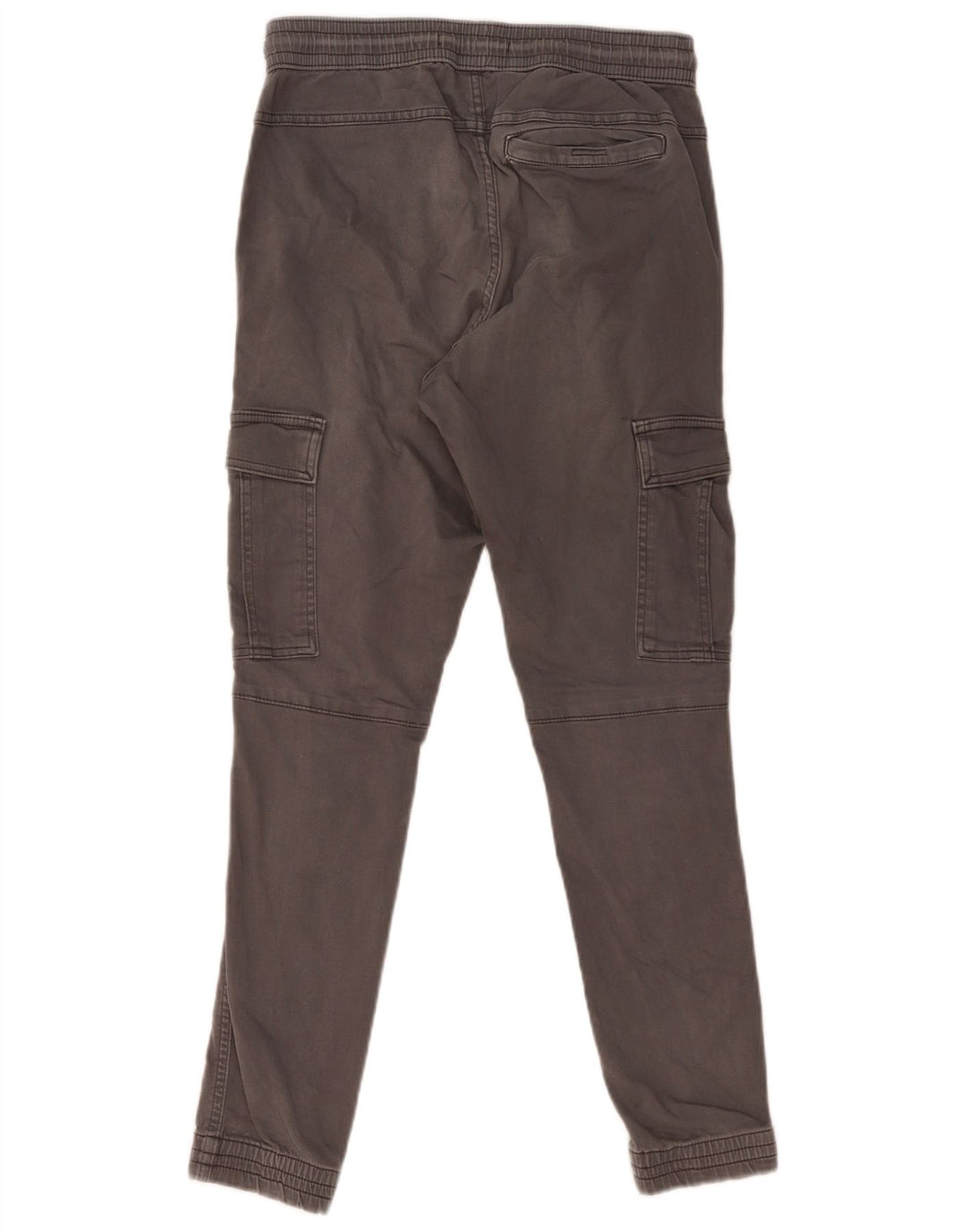 Zara Uomo Cargo Joggers Pantaloni cargo piccoli W30 L29 cotone grigio