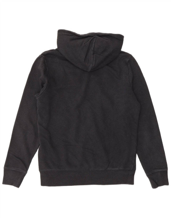 Maglione con cappuccio grafico geografico da uomo Napapijri piccolo in cotone blu navy