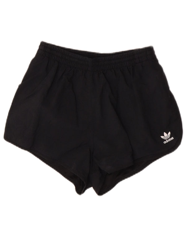 Pantaloncini sportivi da donna Adidas UK 8 Small poliestere nero