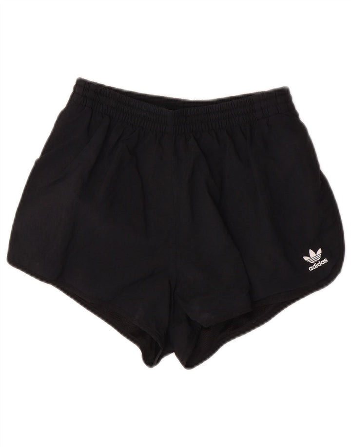 Pantaloncini sportivi da donna Adidas UK 8 Small poliestere nero