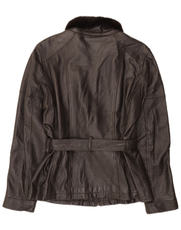 Giacca In Pelle Donna Conbipel IT 48 XL Nera