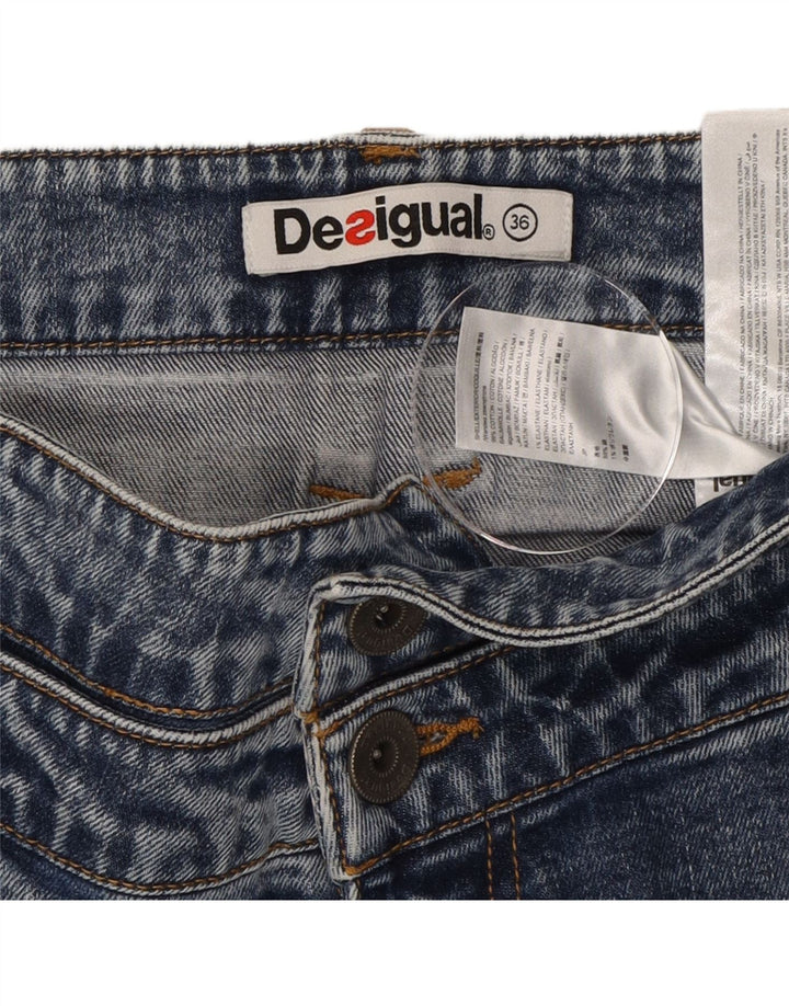 DESIGUAL Womens Slim Jeans W36 L33 Blue Cotton Vintage Desigual and Second-Hand Desigual from Messina Hembry 