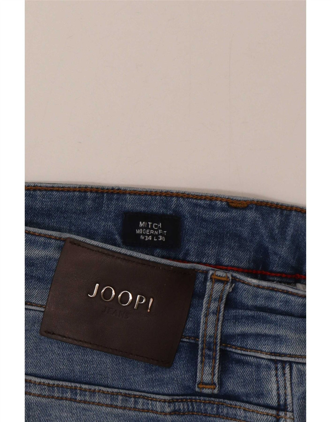 Jeans dritti da uomo Joop Modern Fit W34 L30 cotone blu