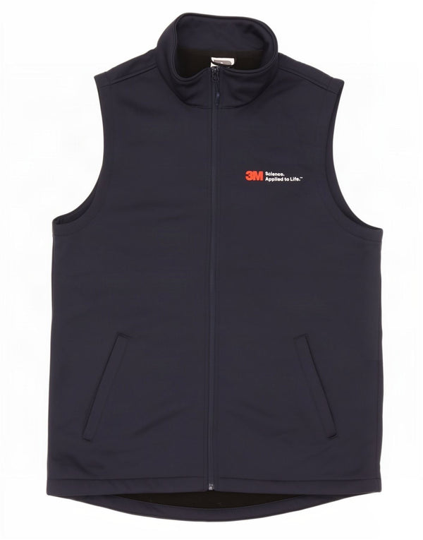 Giacca da ginnastica senza maniche da uomo Russell Athletic XL Blu navy