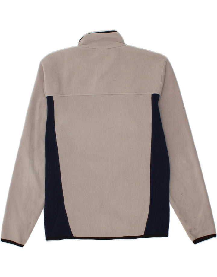 LOTTO Womens Fleece Jacket UK 18 XL Grey Colourblock Polyester Vintage Lotto and Second-Hand Lotto from Messina Hembry 