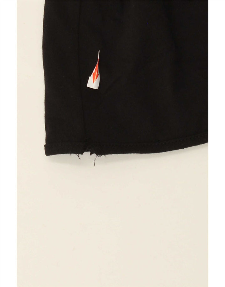Jack & Jones Top da uomo a maniche lunghe XL in cotone nero