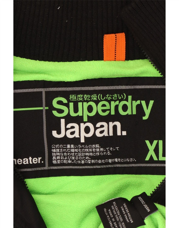 Giacca a vento da uomo Superdry UK 42 XL nylon nero