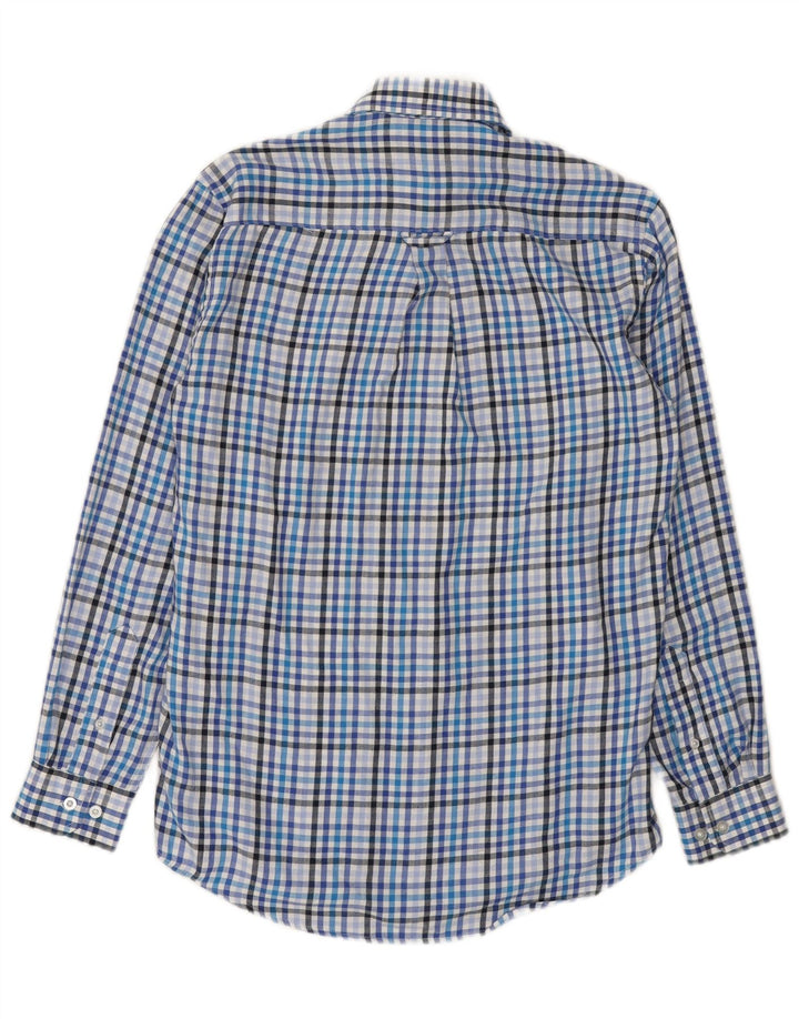 Camicia da uomo in flanella James Pringle, piccolo poliestere a quadri blu