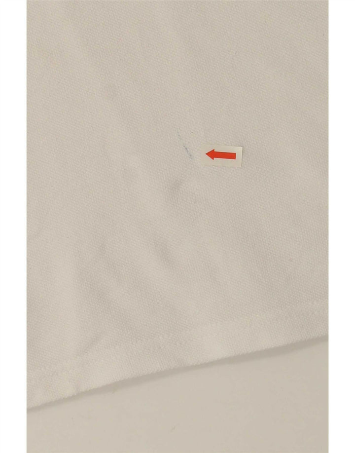 Polo da uomo Lyle & Scott XL in cotone a righe bianche