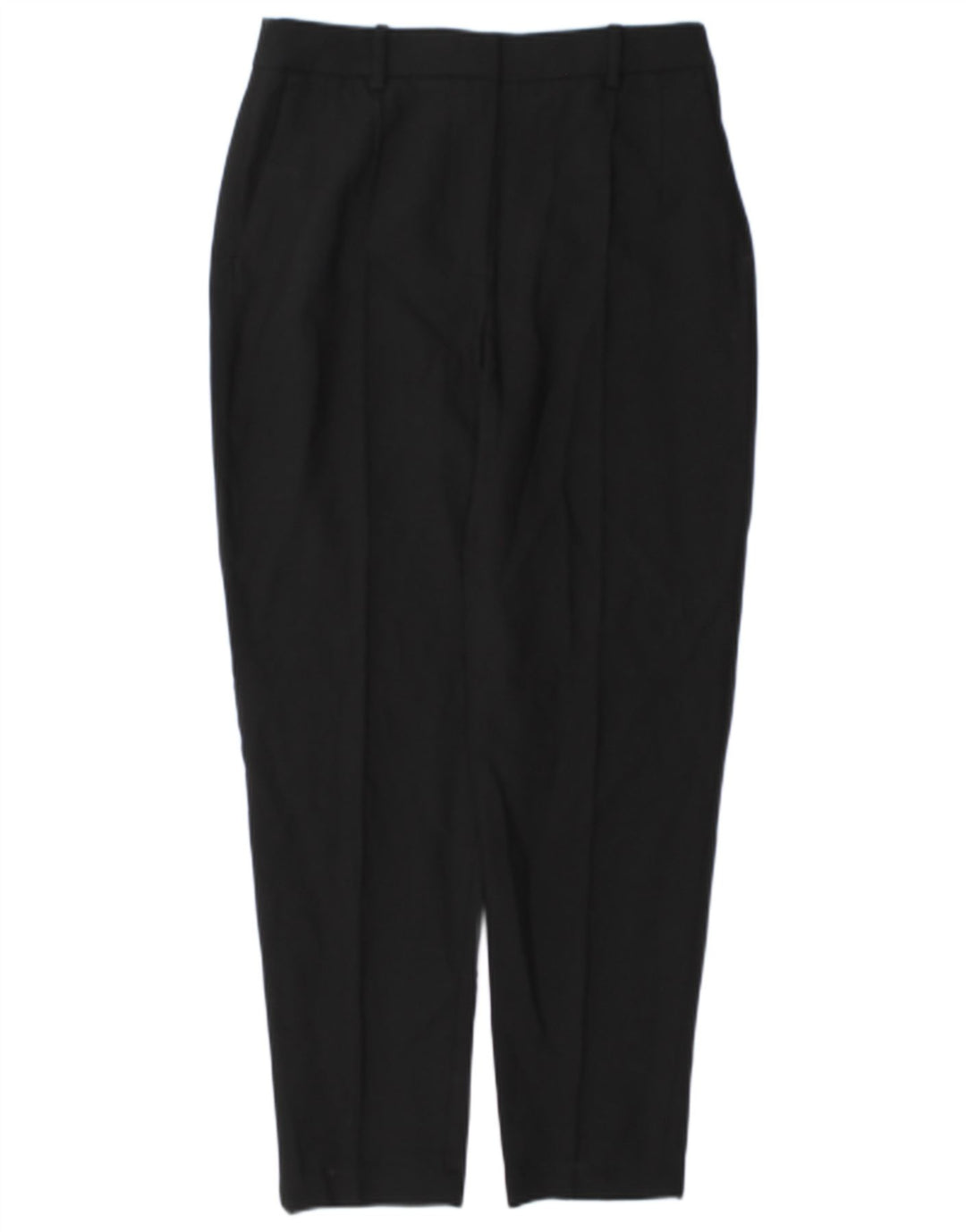 Pantaloni chino con pegging affusolati da donna Zara medi W28 L27 poliestere nero