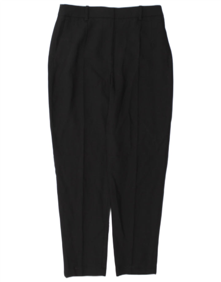 Pantaloni chino con pegging affusolati da donna Zara medi W28 L27 poliestere nero