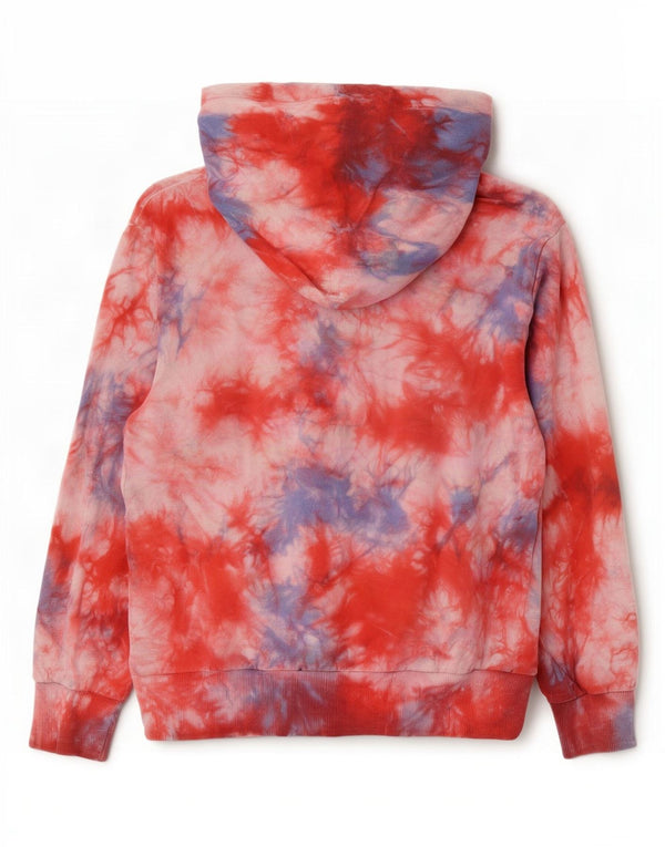Maglione con cappuccio grafico per ragazze Diesel 11-12 anni in cotone tie-dye multicolore