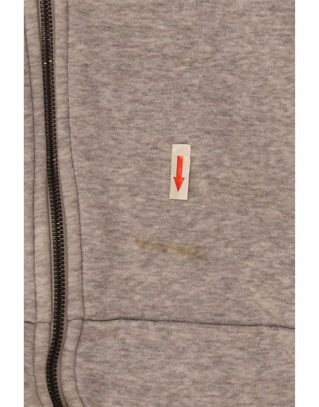 Maglione con cappuccio e zip Adidas 3D Arc da uomo in cotone grigio medio