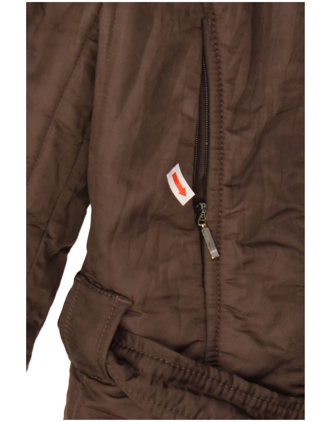 Giacca imbottita con cappuccio da donna REFRIGIWEAR UK 18 XL Marrone