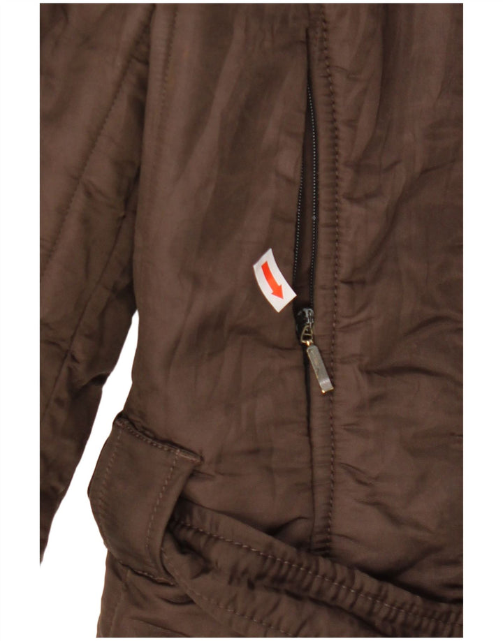 Giacca imbottita con cappuccio da donna REFRIGIWEAR UK 18 XL Marrone