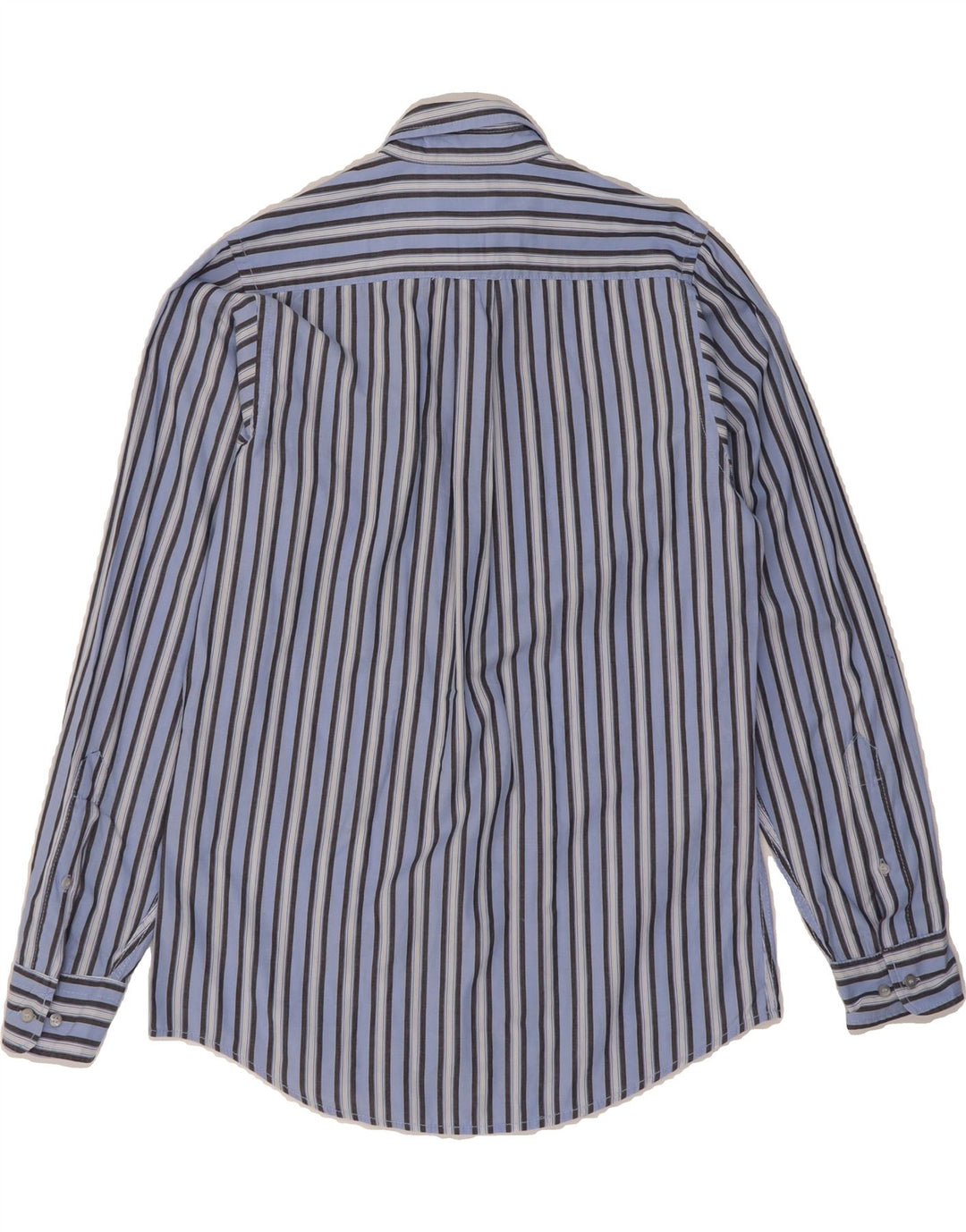 MURPHY & NYE Mens Chicago Shirt Medium Blue Striped Vintage Murphy & Nye and Second-Hand Murphy & Nye from Messina Hembry 