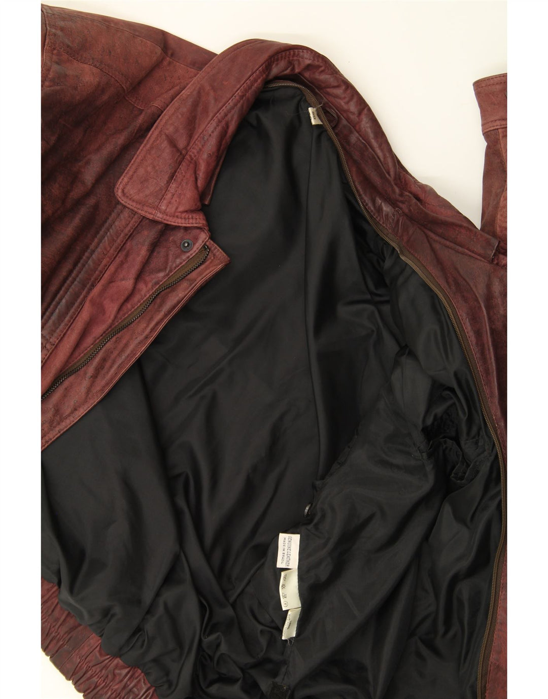 Giacca in pelle da uomo VINTAGE IT 50 Large in pelle marrone